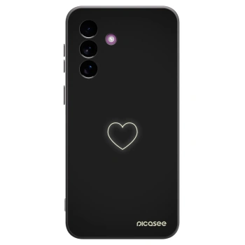 Picasee silikonový černý obal pro Samsung Galaxy A37 - Heart