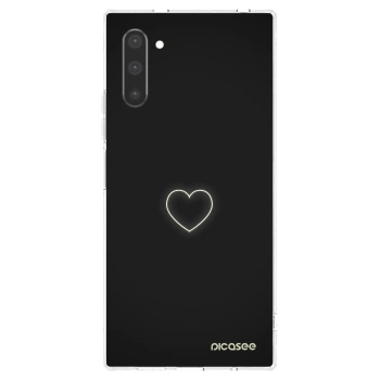 Picasee silikonový průhledný obal pro Samsung Galaxy Note 10 N970F - Heart