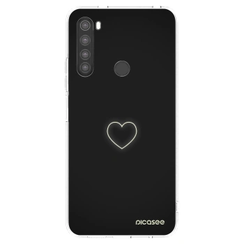 Picasee silikonový průhledný obal pro Xiaomi Redmi Note 8 - Heart