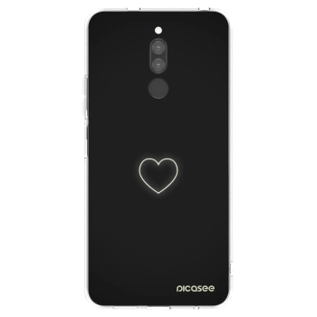 Picasee silikonový průhledný obal pro Xiaomi Redmi 8 - Heart