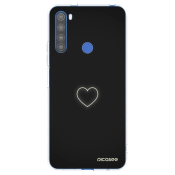 Picasee silikonový průhledný obal pro Xiaomi Redmi Note 8T - Heart