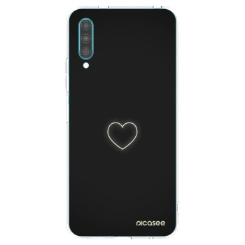 Picasee silikonový průhledný obal pro Samsung Galaxy A30s A307F - Heart
