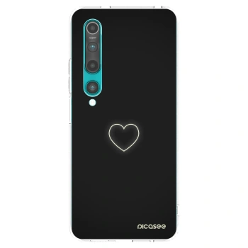 Picasee silikonový průhledný obal pro Xiaomi Mi 10 - Heart