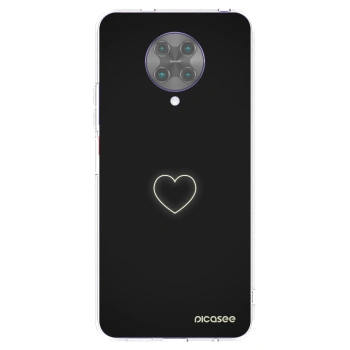 Picasee silikonový průhledný obal pro Xiaomi Poco F2 Pro - Heart