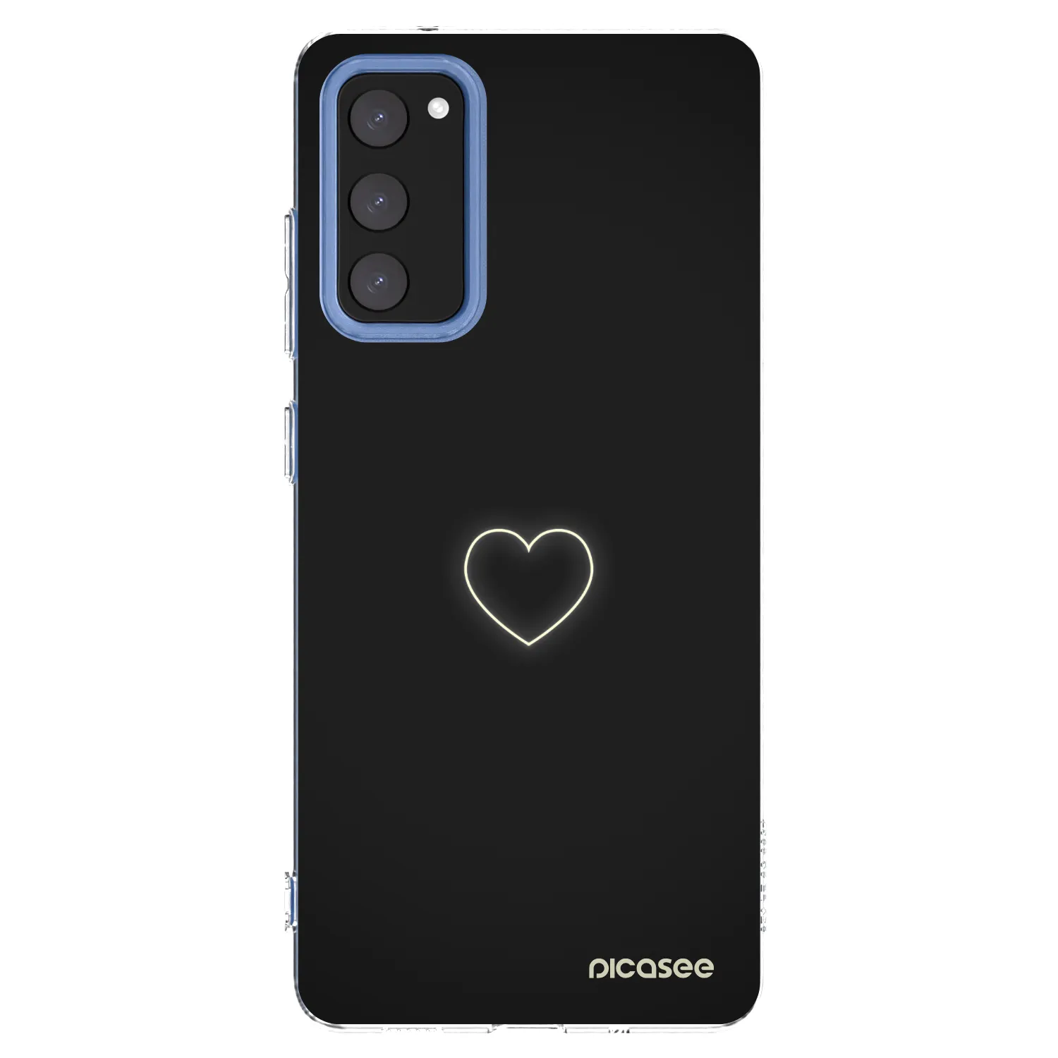 Picasee silikonový průhledný obal pro Samsung Galaxy S20 FE - Heart