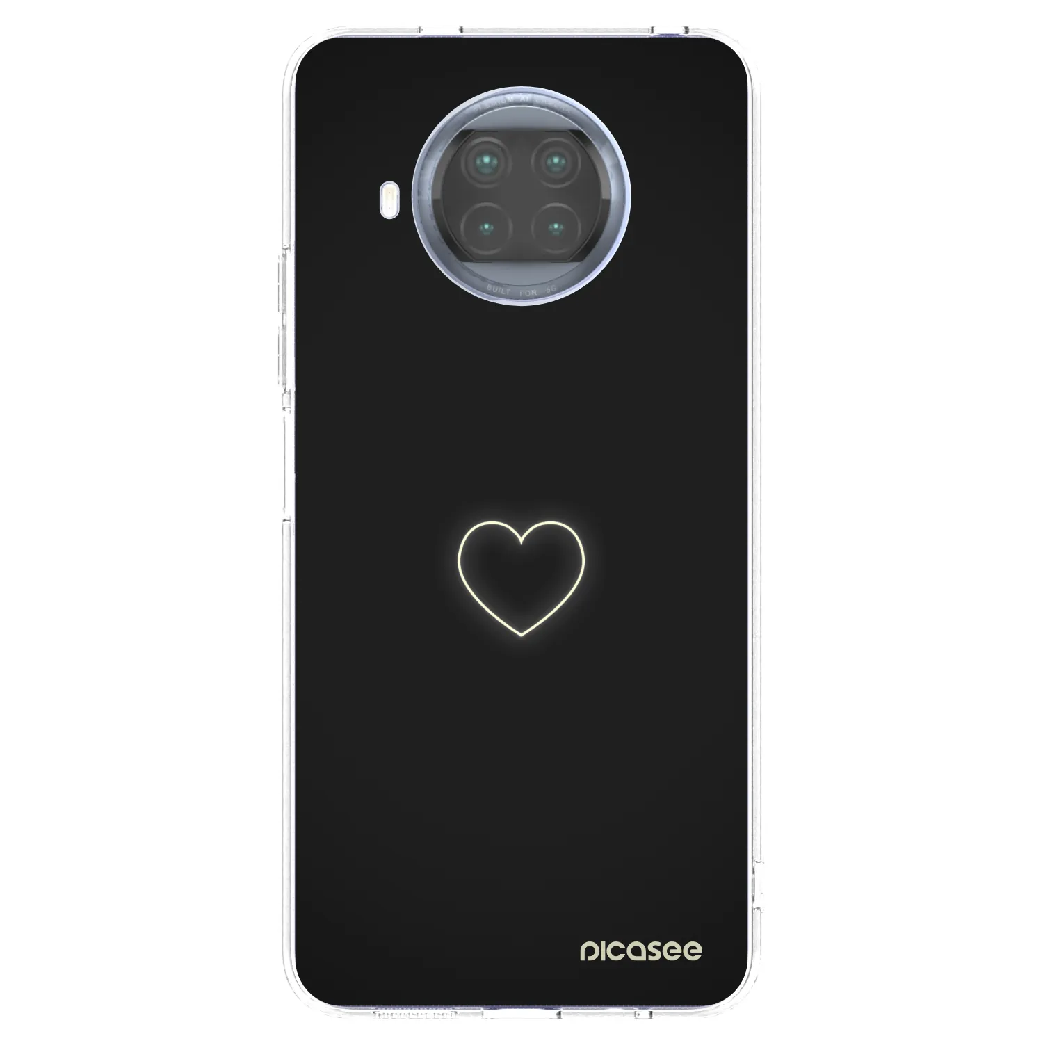 Picasee silikonový průhledný obal pro Xiaomi Mi 10T Lite - Heart