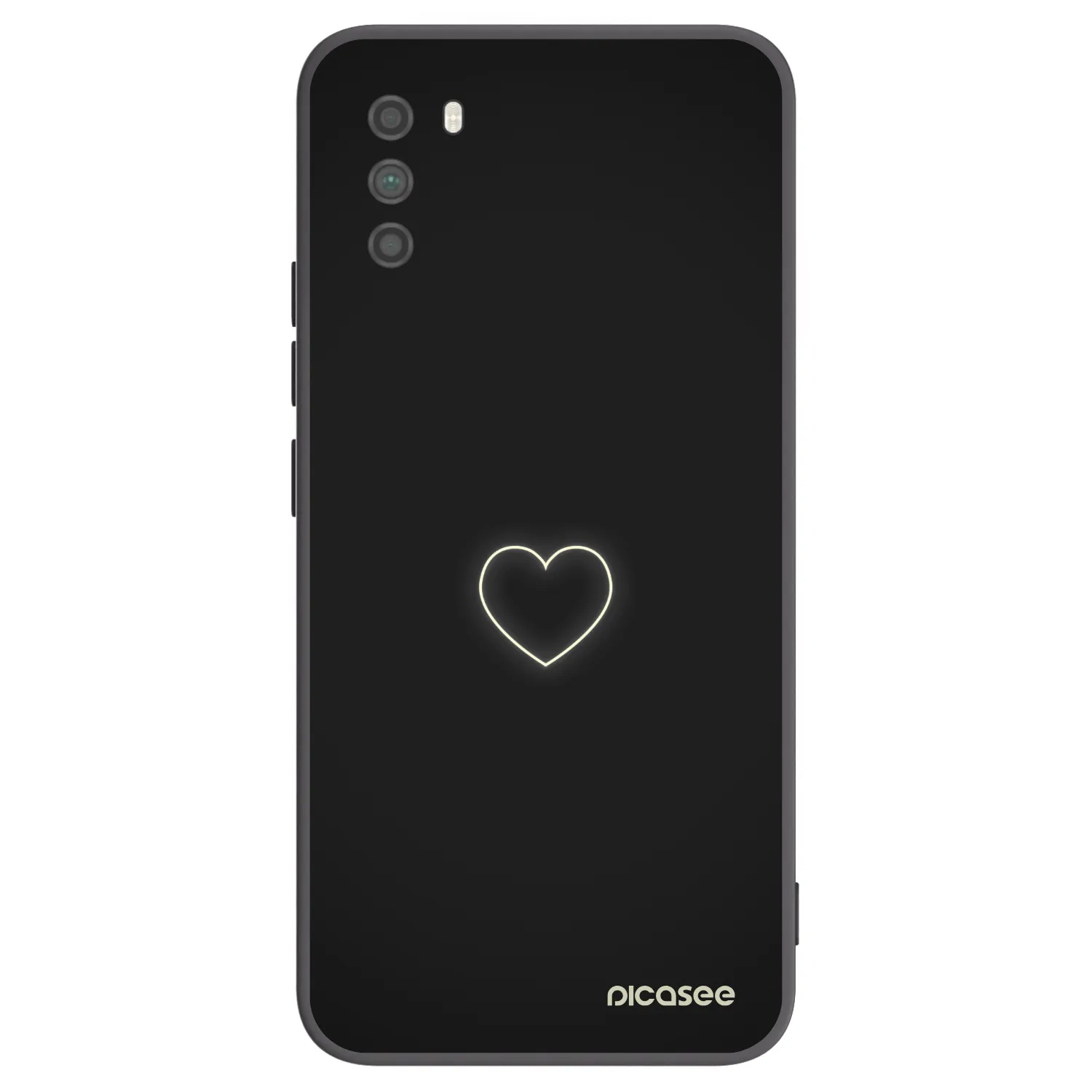 Picasee silikonový černý obal pro Xiaomi Poco M3 - Heart