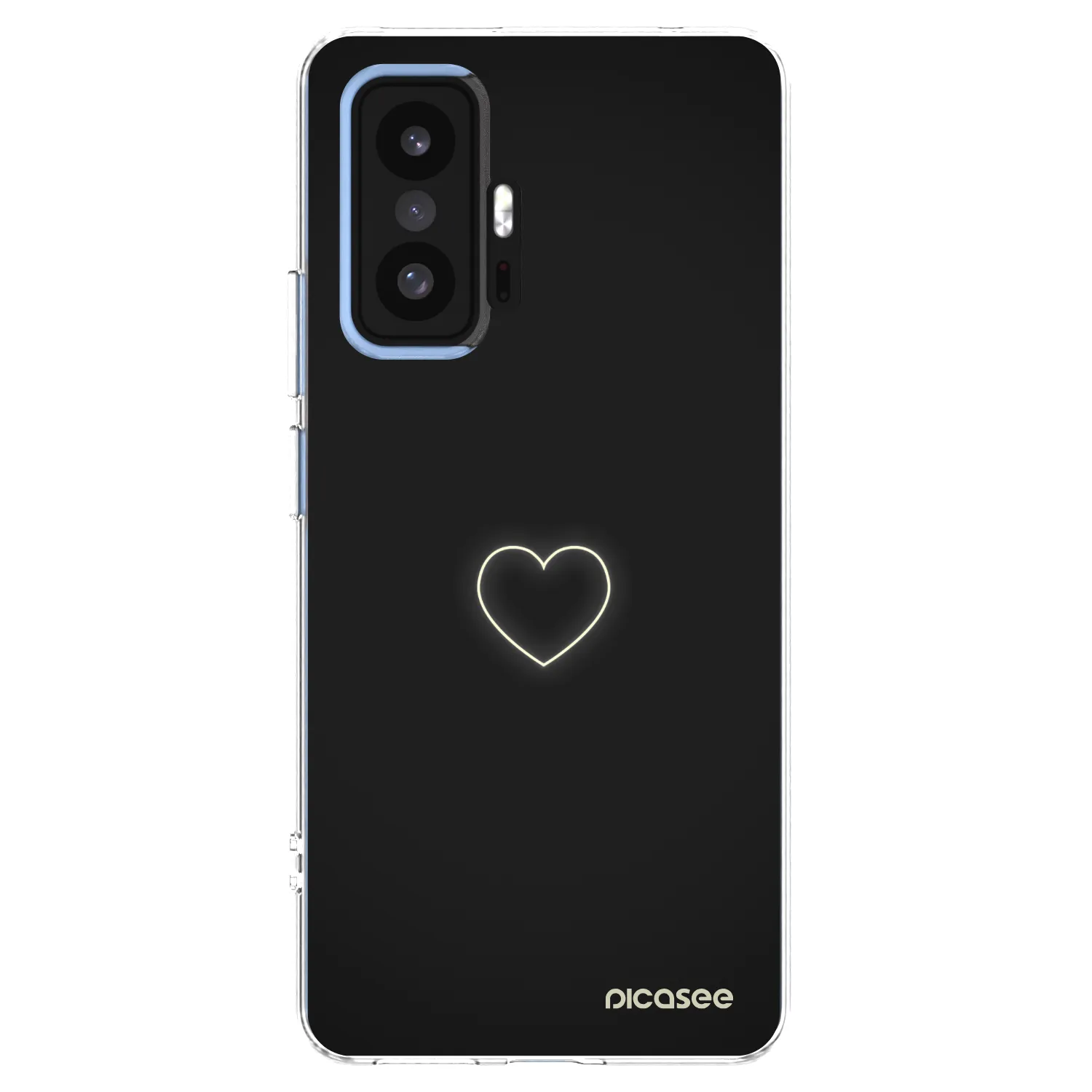 Picasee silikonový průhledný obal pro Xiaomi 11T Pro - Heart