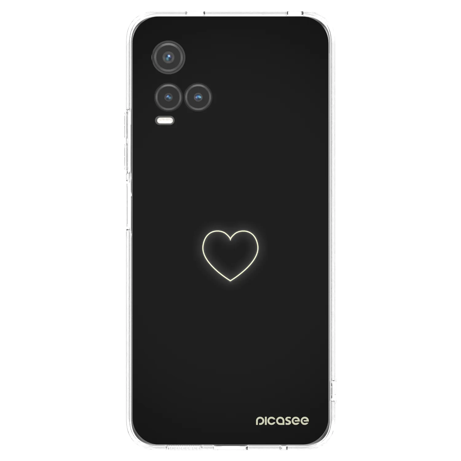 Picasee silikonový průhledný obal pro Vivo Y33s - Heart