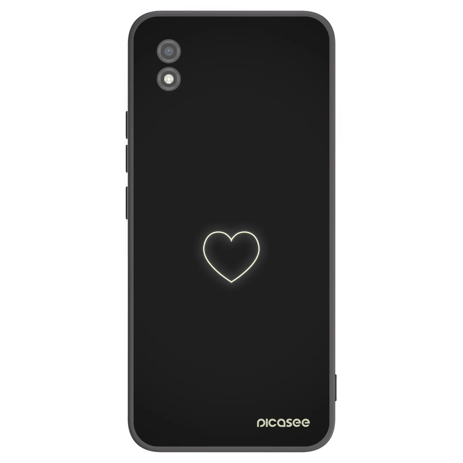 Picasee silikonový černý obal pro Realme C11 (2021) - Heart