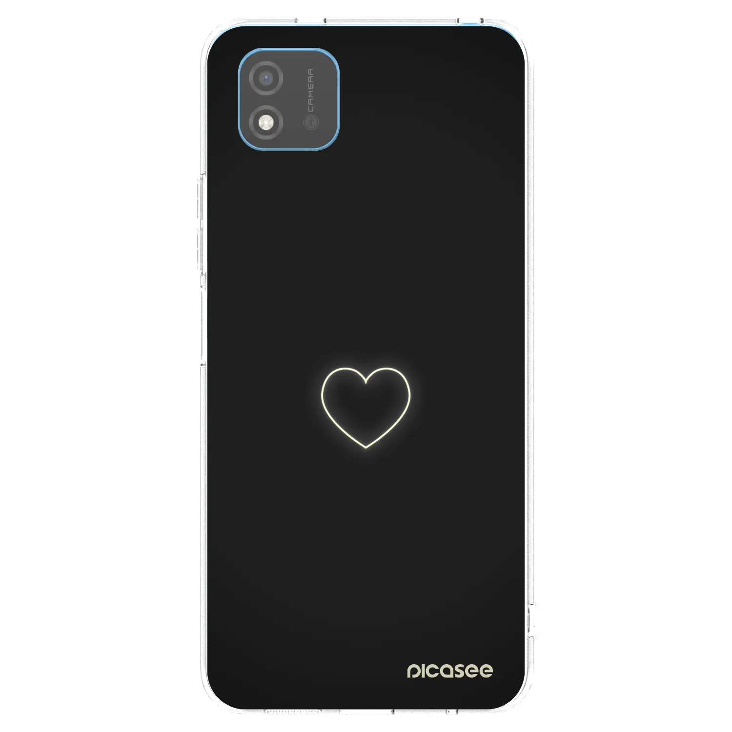 Picasee silikonový průhledný obal pro Realme C11 (2021) - Heart
