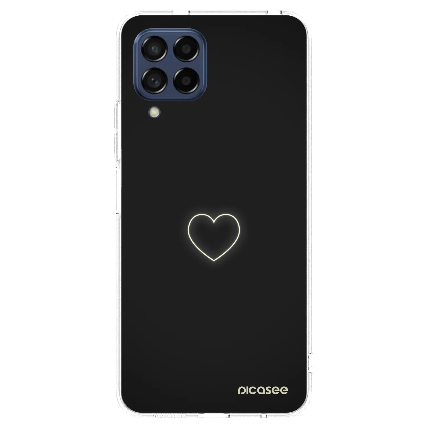 Picasee silikonový průhledný obal pro Samsung Galaxy M53 5G - Heart