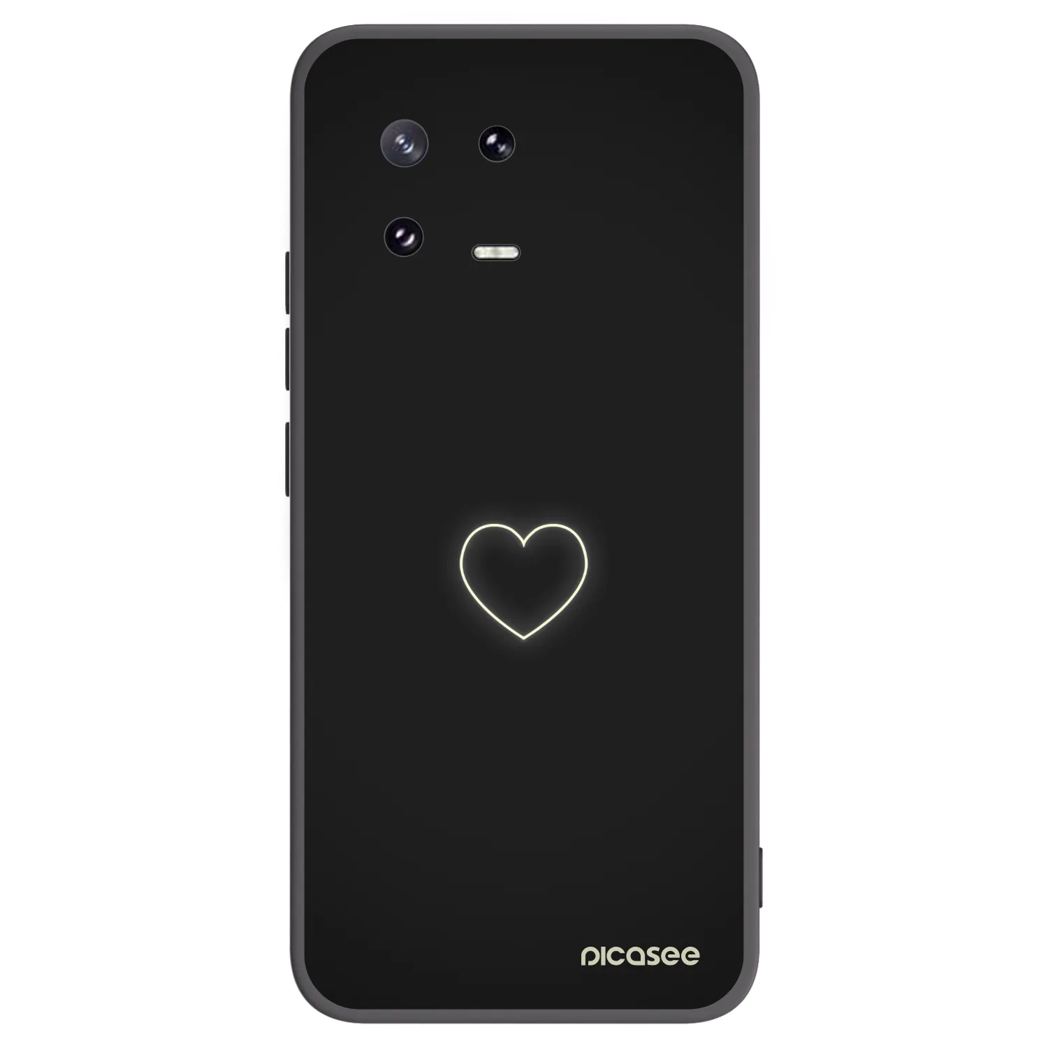 Picasee silikonový černý obal pro Xiaomi 13 Pro - Heart