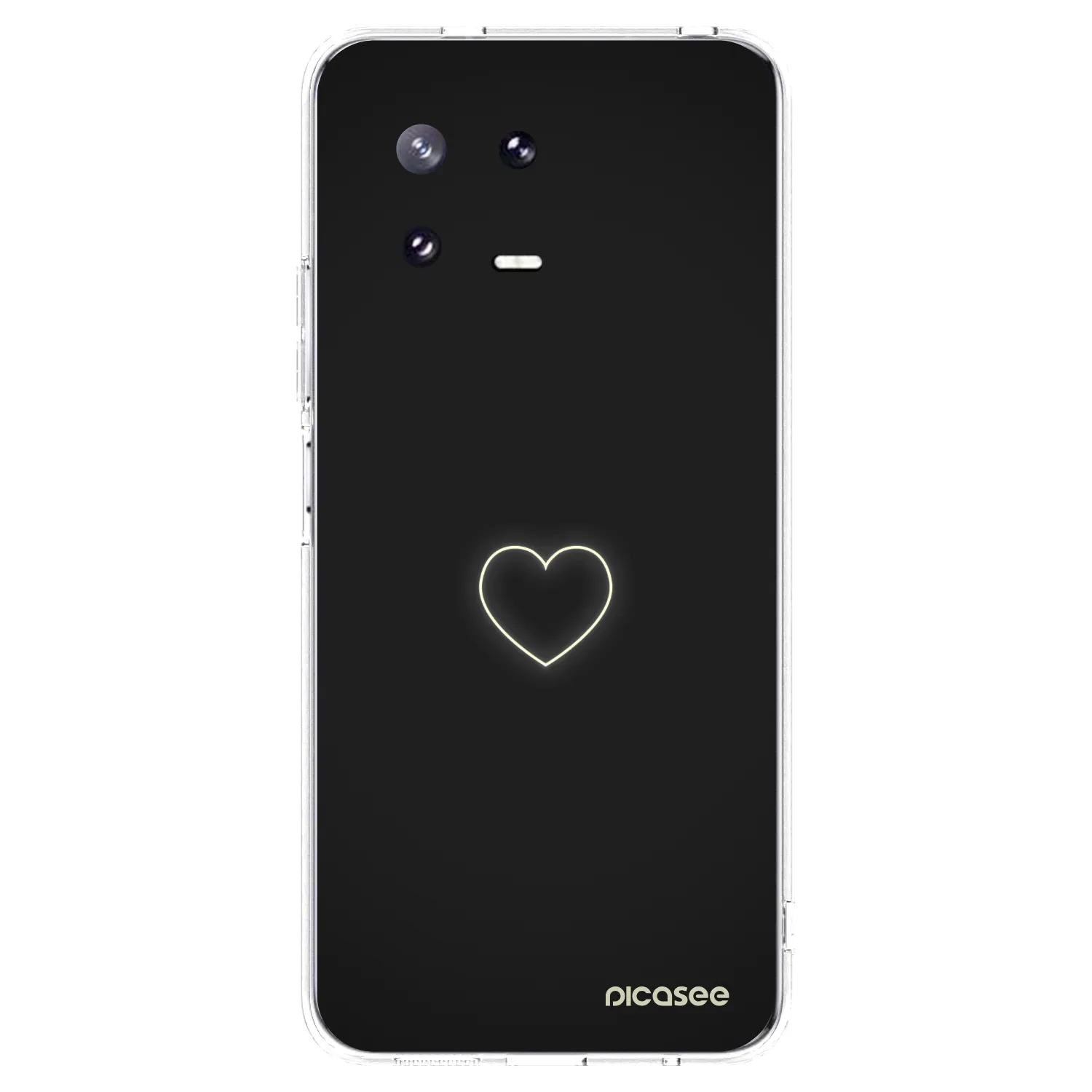Picasee silikonový průhledný obal pro Xiaomi 13 Pro - Heart