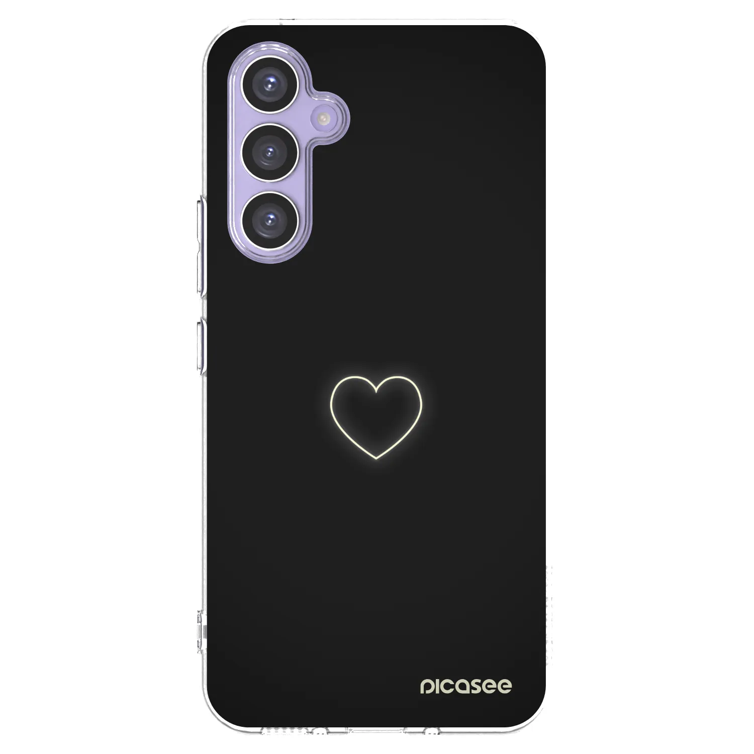 Picasee silikonový průhledný obal pro Samsung Galaxy A54 5G A546B - Heart