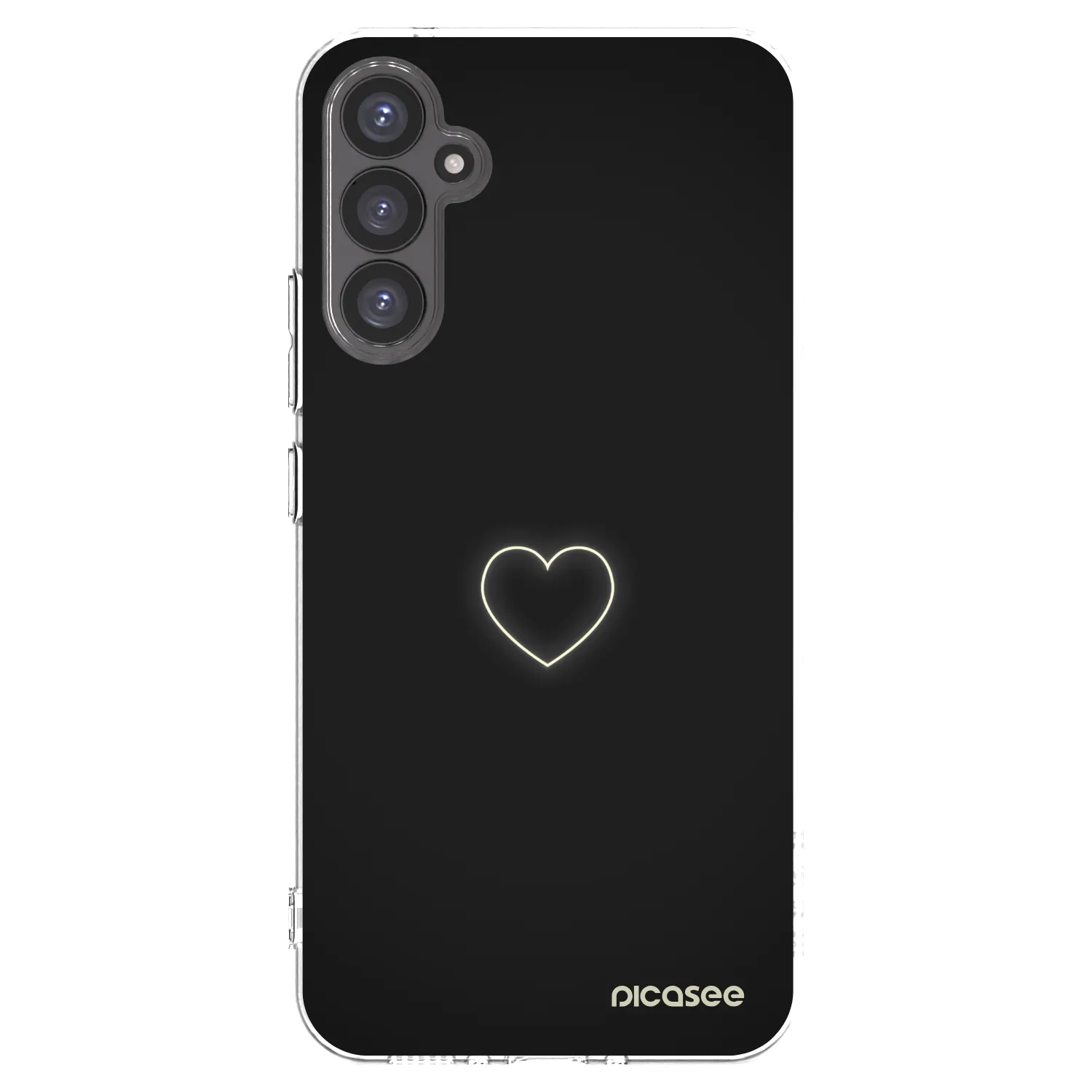 Picasee silikonový průhledný obal pro Samsung Galaxy A34 5G A346B - Heart
