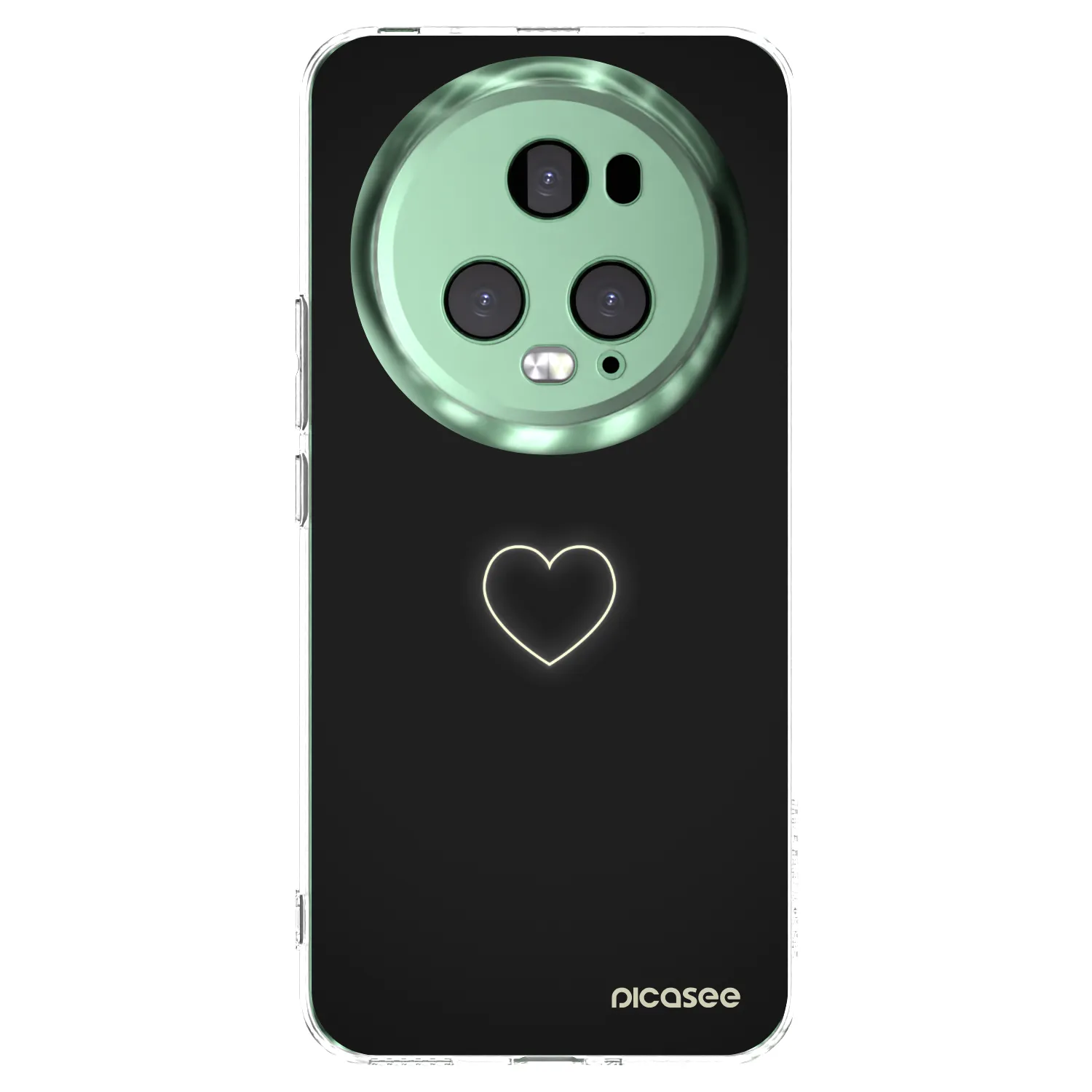 Picasee silikonový průhledný obal pro Honor Magic5 Pro - Heart