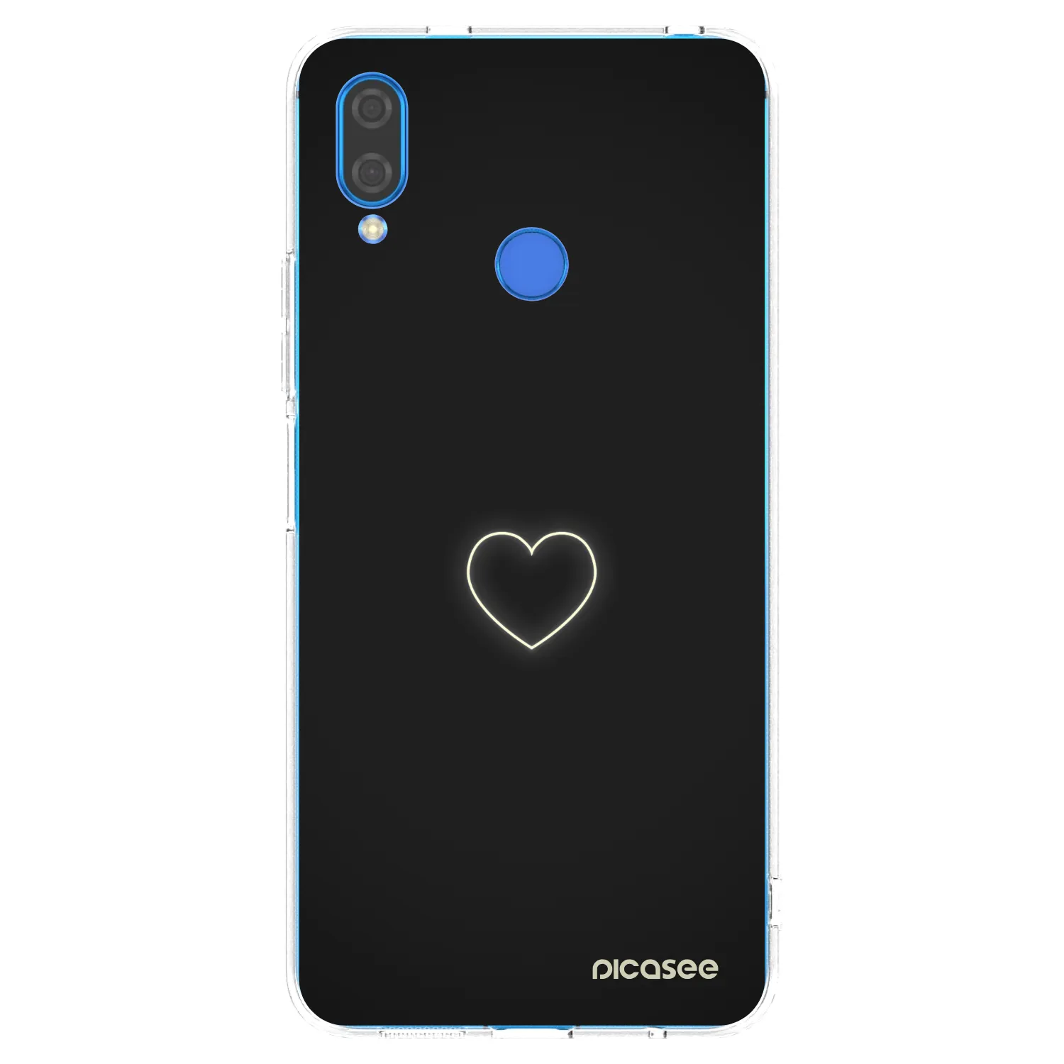 Picasee silikonový průhledný obal pro Huawei Nova 3 - Heart
