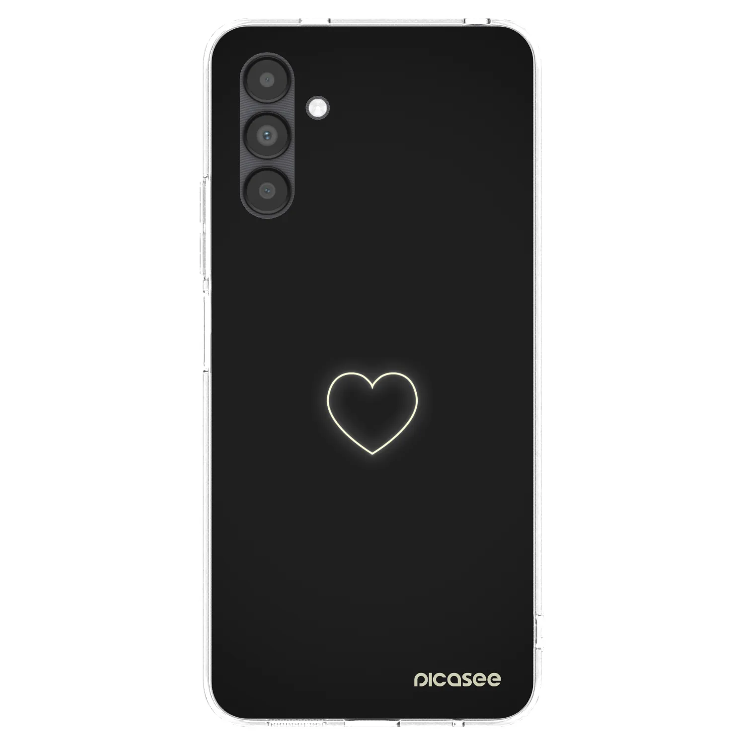 Picasee silikonový průhledný obal pro Samsung Galaxy A04s A047F - Heart