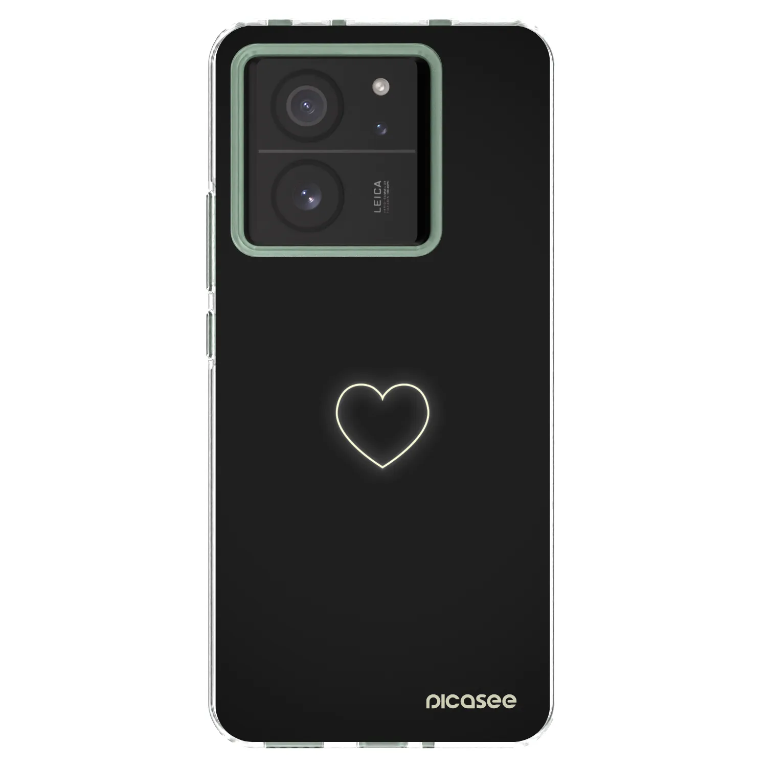Picasee silikonový průhledný obal pro Xiaomi 13T Pro - Heart