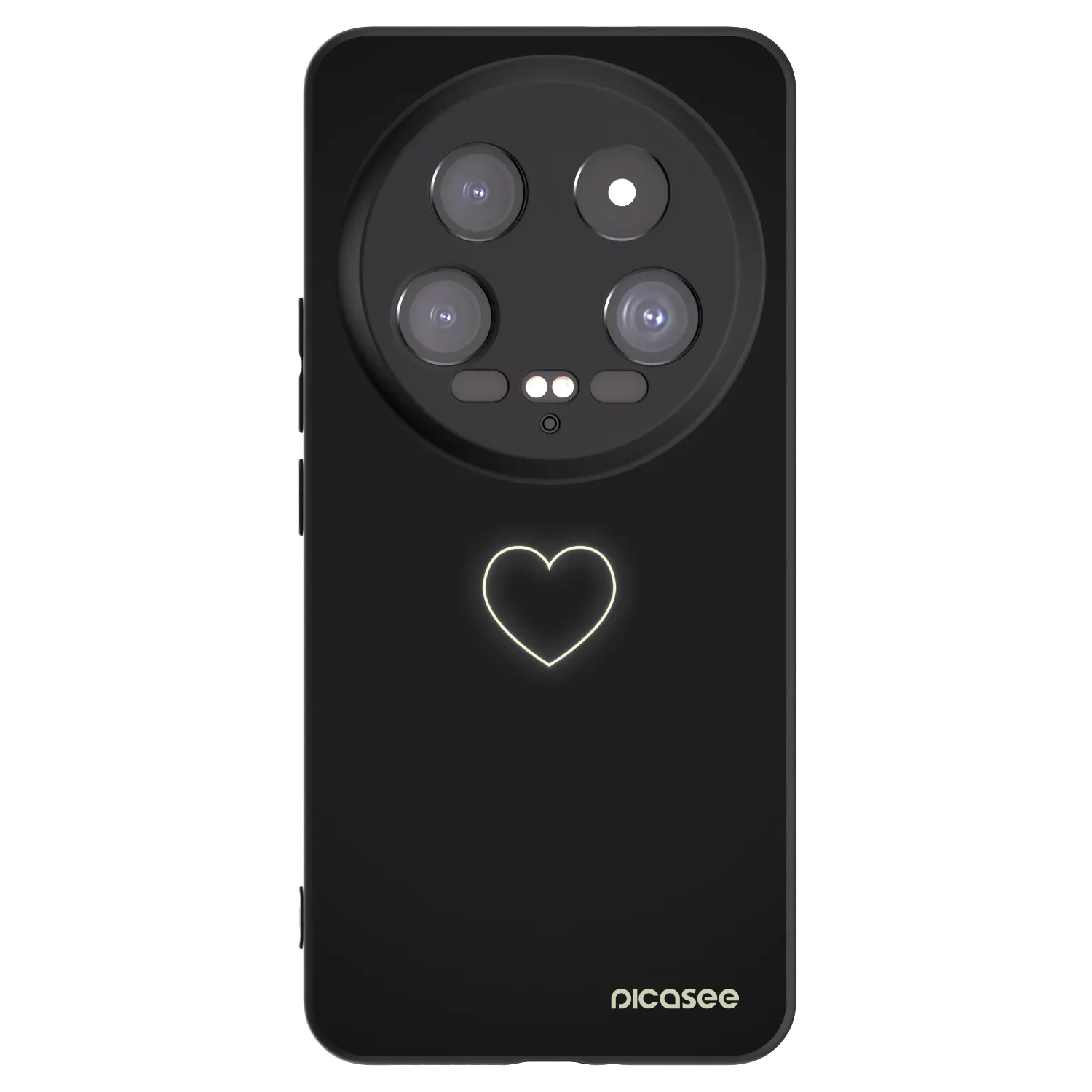 Picasee silikonový černý obal pro Xiaomi 14 Ultra - Heart