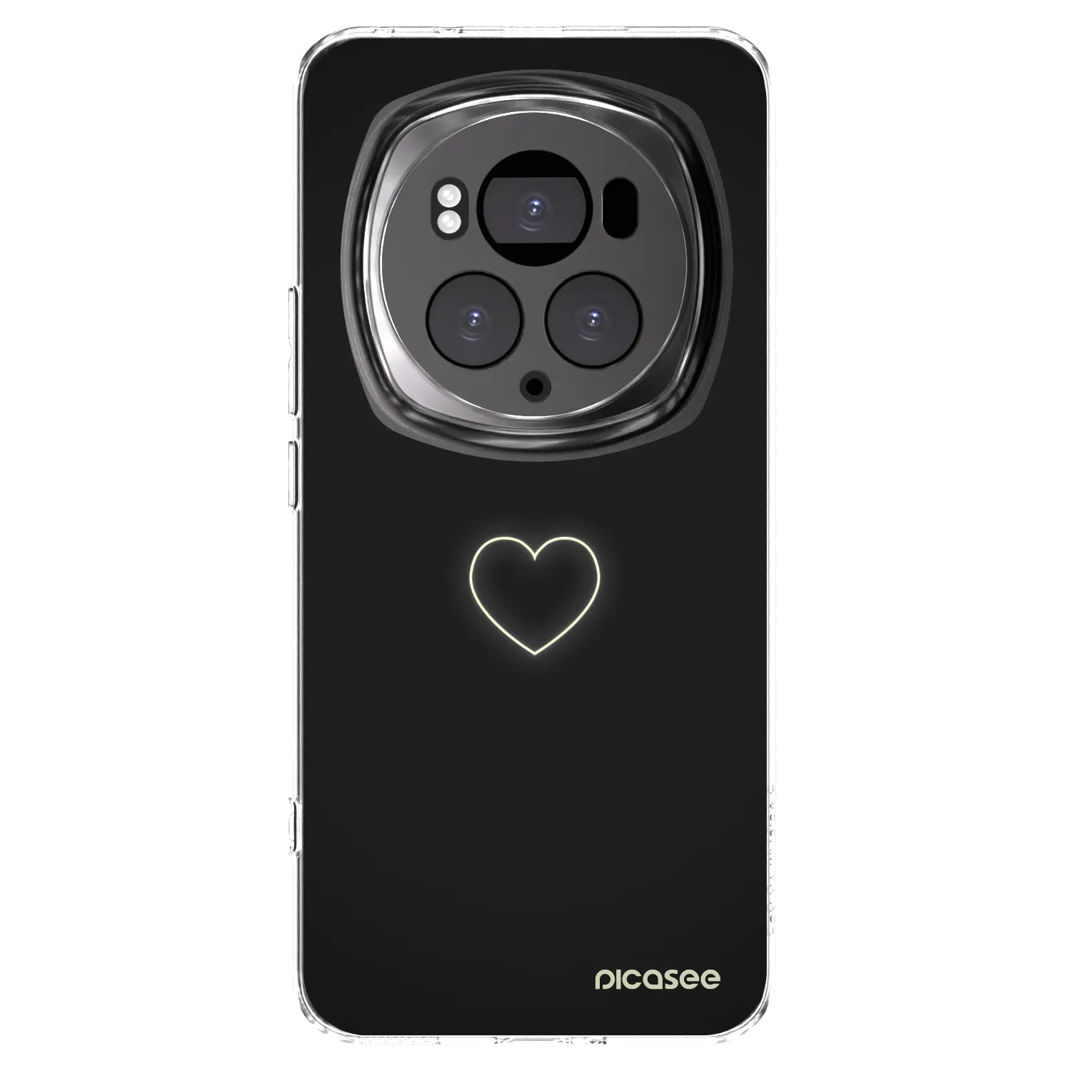 Picasee silikonový průhledný obal pro Honor Magic6 Pro - Heart