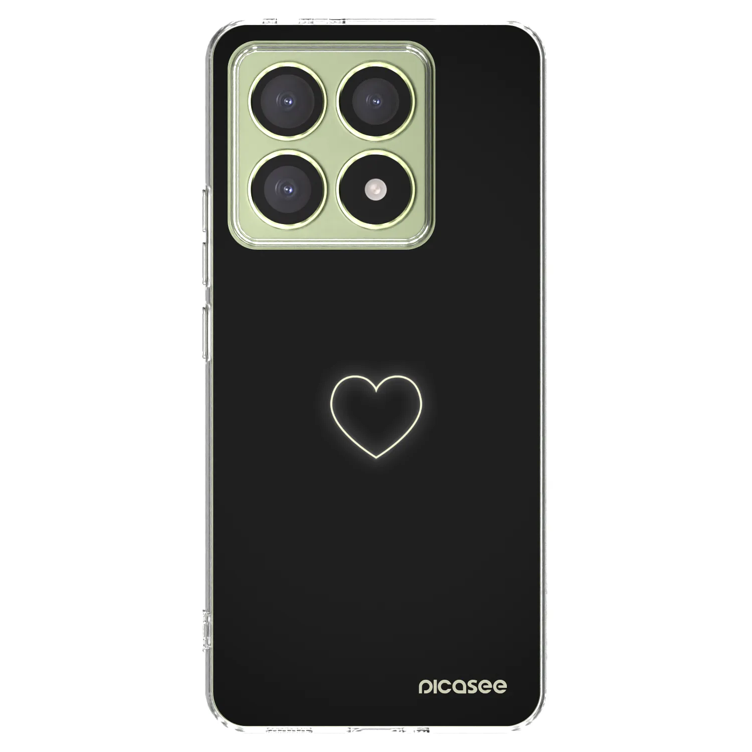 Picasee silikonový průhledný obal pro Xiaomi 14T - Heart