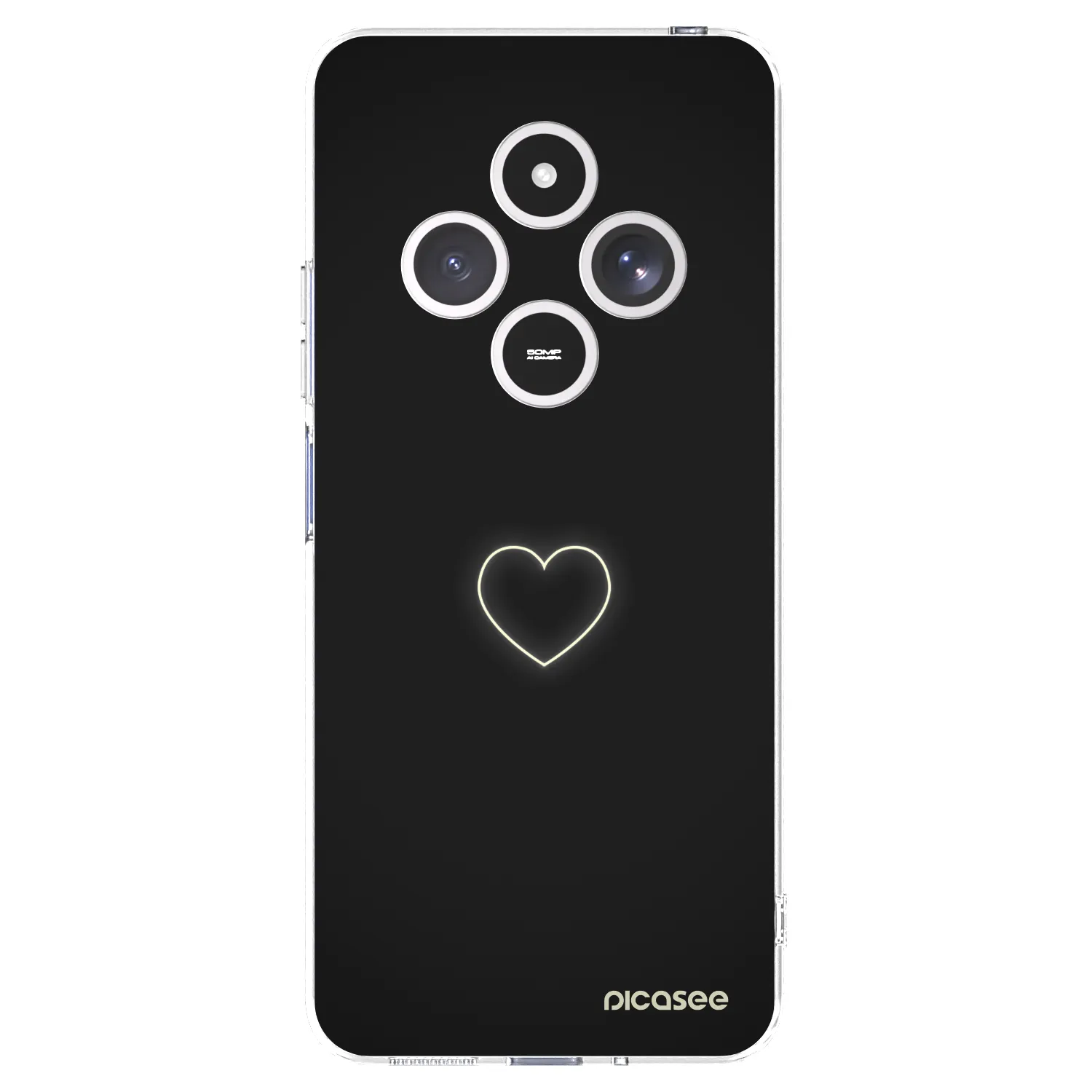 Picasee silikonový průhledný obal pro Xiaomi Redmi 14C - Heart