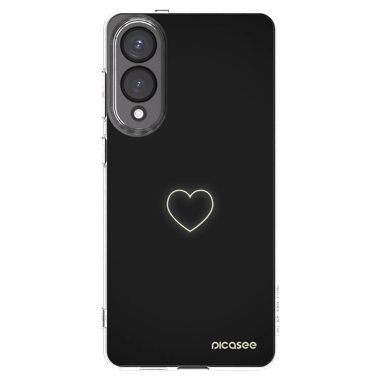 Picasee silikonový průhledný obal pro Samsung Galaxy S25 Edge 5G - Heart