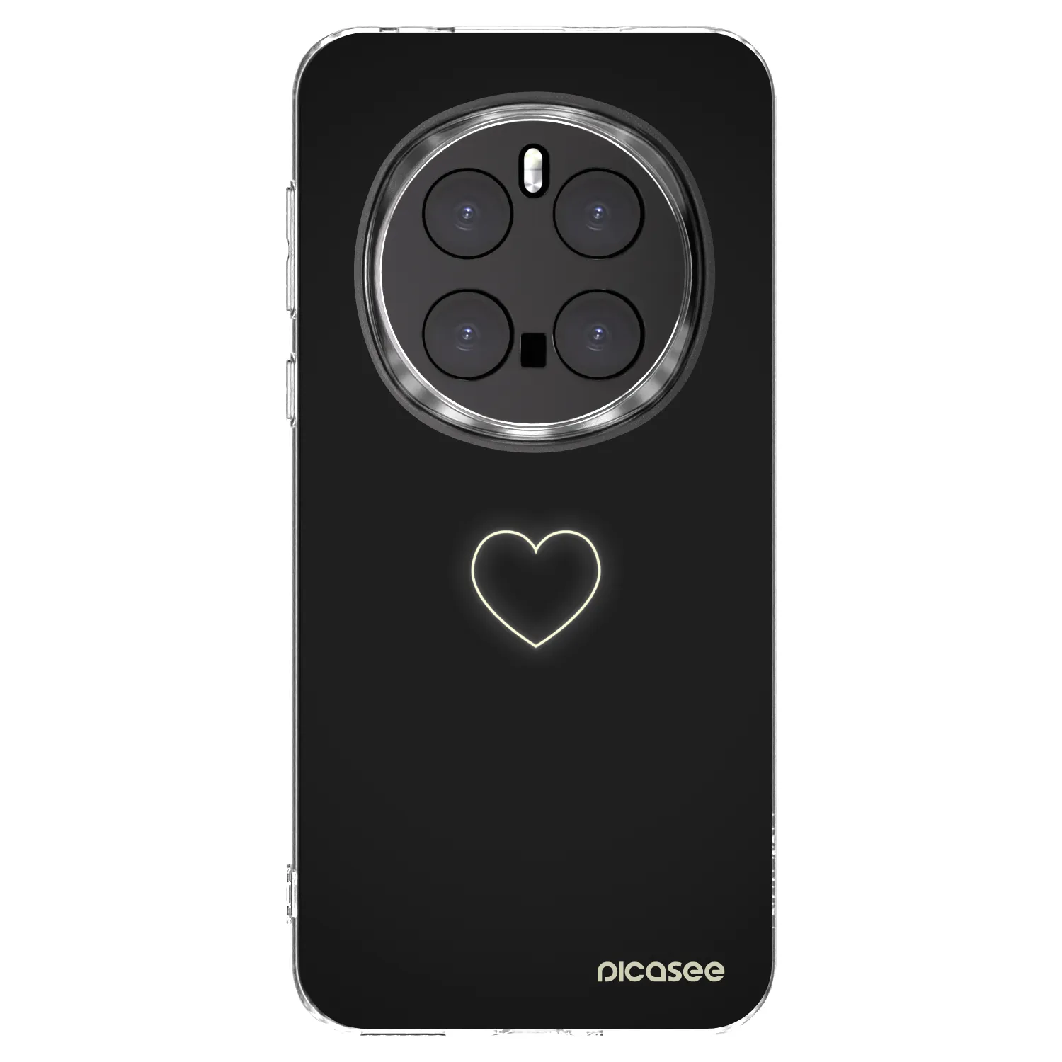 Picasee silikonový průhledný obal pro Honor Magic7 Pro 5G - Heart
