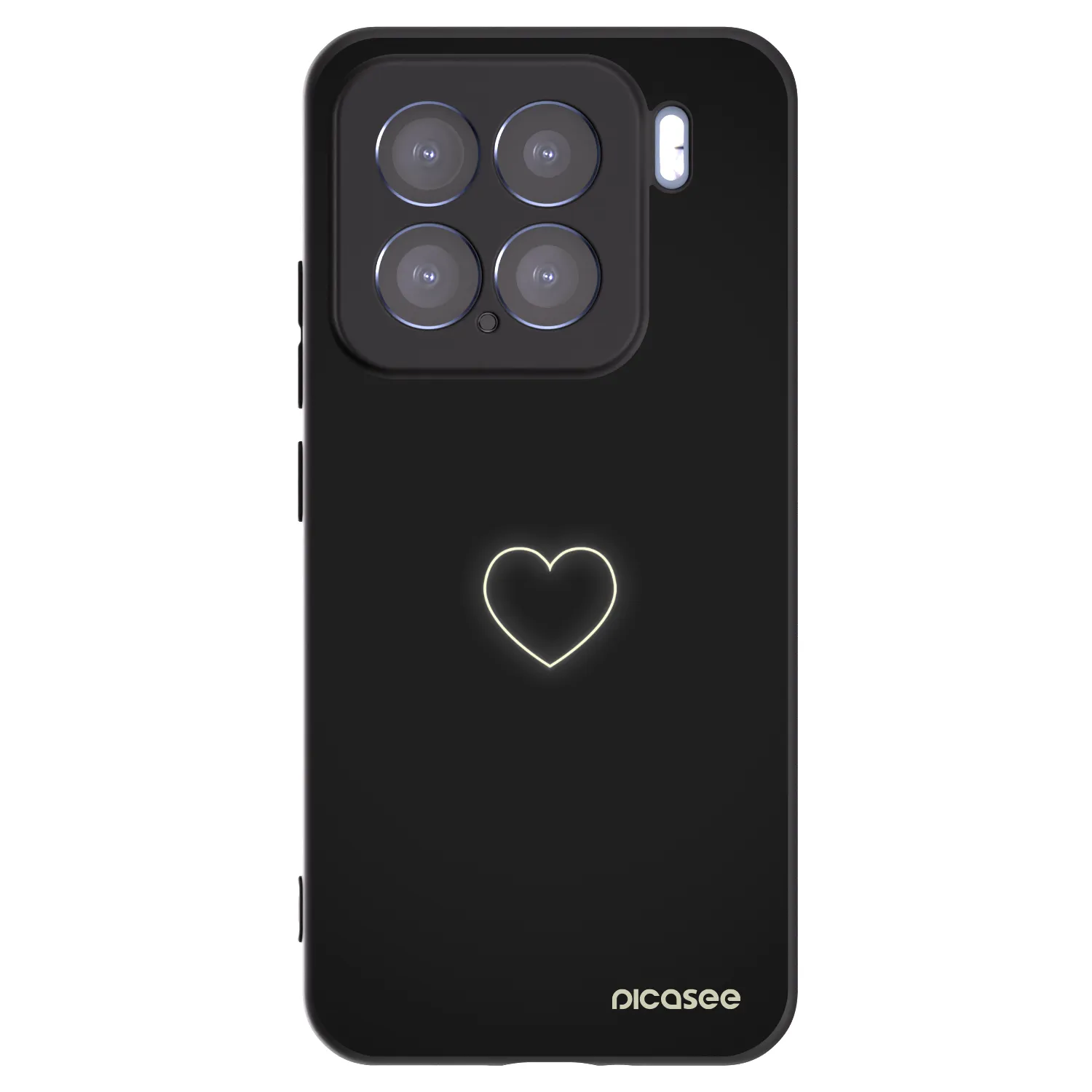 Picasee silikonový černý obal pro Xiaomi 15 - Heart