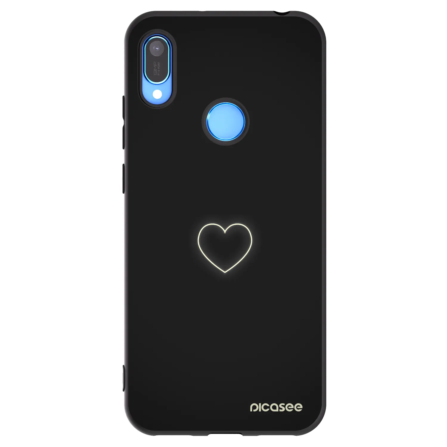 Picasee silikonový černý obal pro Huawei Y6 2019 - Heart