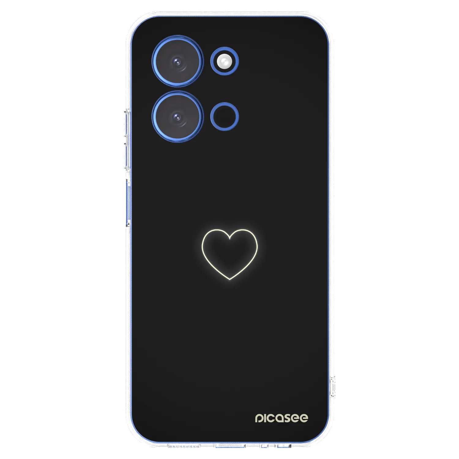 Picasee silikonový průhledný obal pro Xiaomi Redmi 15C 4G - Heart