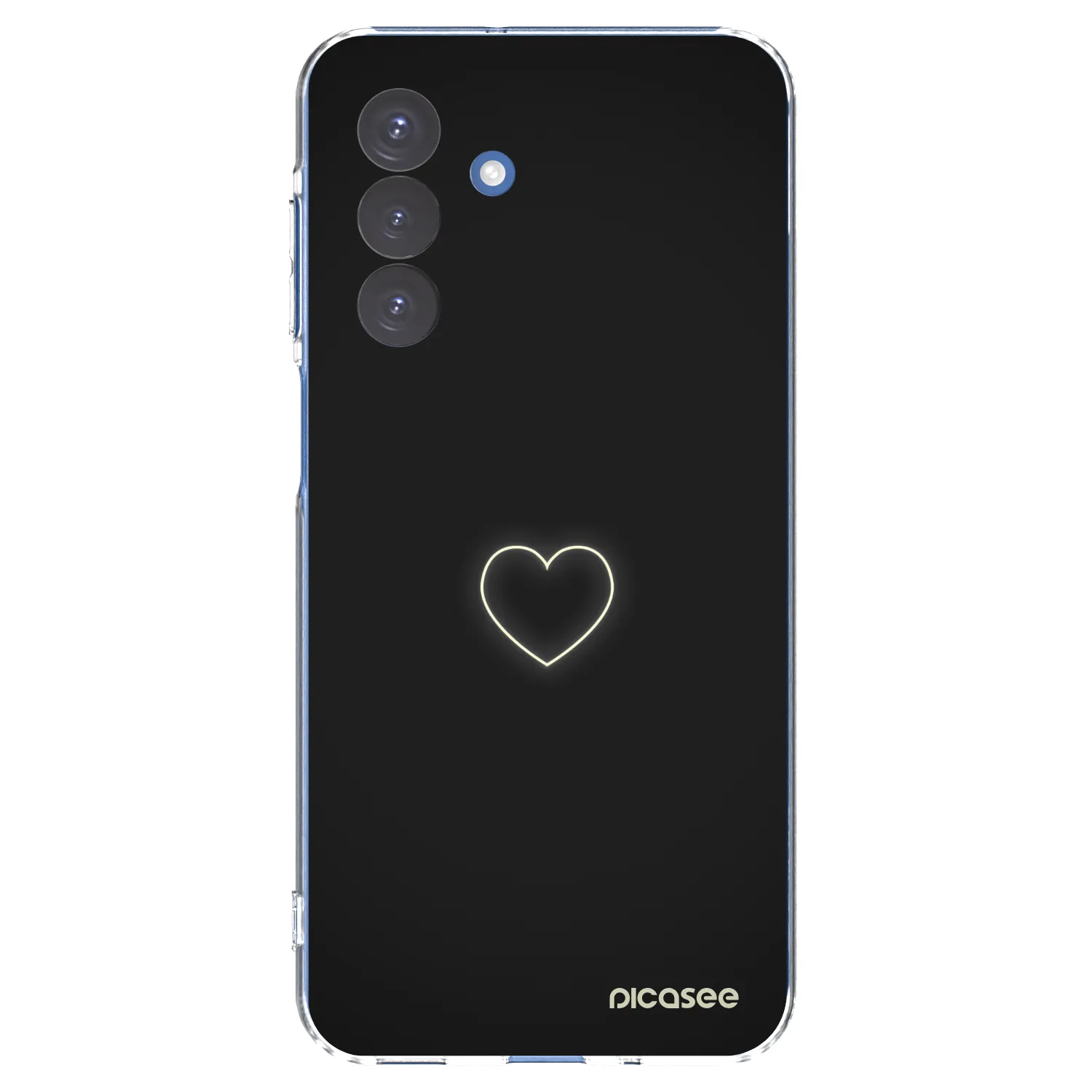 Picasee silikonový průhledný obal pro Samsung Galaxy A17 5G - Heart