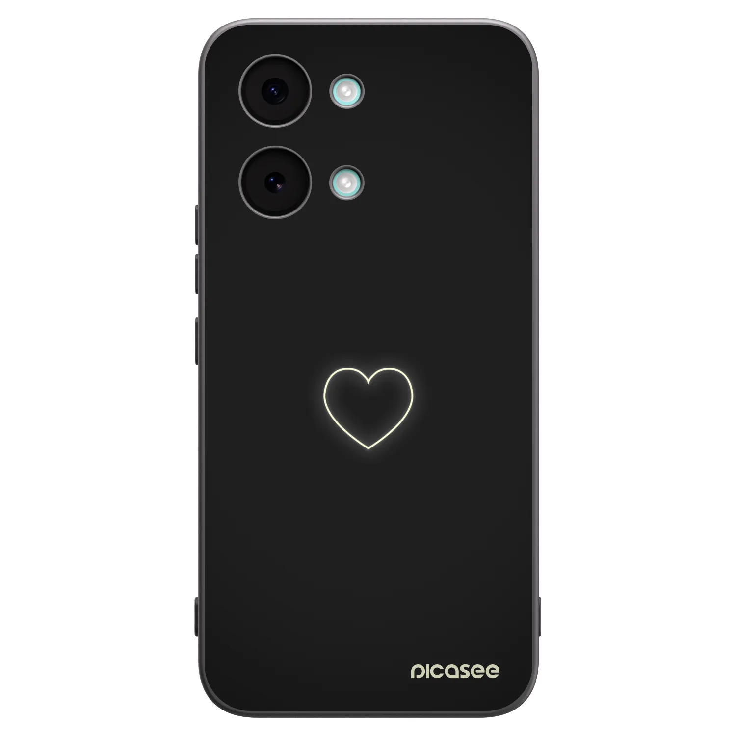 Picasee silikonový černý obal pro Xiaomi Poco X8 Pro Max - Heart