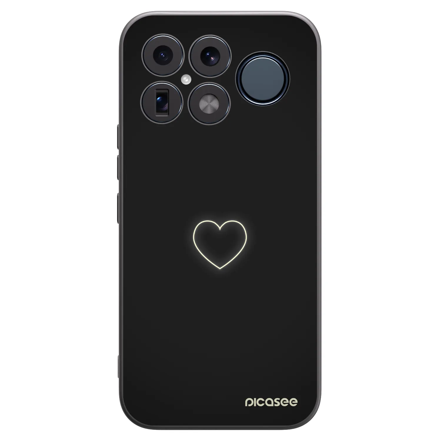 Picasee silikonový černý obal pro Xiaomi Poco F8 Ultra - Heart