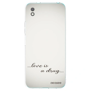 Picasee silikonový černý obal pro Xiaomi Redmi 9A - Love is a drug
