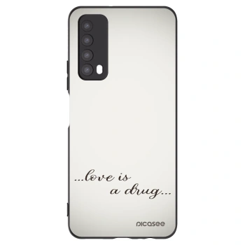 Picasee silikonový černý obal pro Huawei P Smart 2021 - Love is a drug