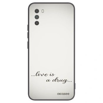 Picasee silikonový černý obal pro Xiaomi Poco M3 - Love is a drug