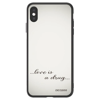 Picasee ULTIMATE CASE pro Apple iPhone XS Max - Love is a drug