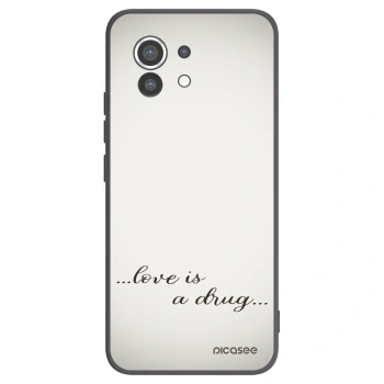 Picasee silikonový černý obal pro Xiaomi Mi 11 - Love is a drug