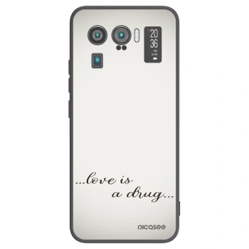 Picasee silikonový černý obal pro Xiaomi Mi 11 Ultra - Love is a drug