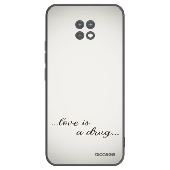 Picasee silikonový černý obal pro Xiaomi Redmi Note 9T - Love is a drug