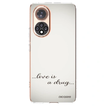 Picasee silikonový průhledný obal pro Honor 50 5G - Love is a drug