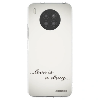 Picasee silikonový průhledný obal pro Huawei Nova 8i - Love is a drug