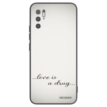 Picasee silikonový černý obal pro Xiaomi Poco M3 Pro 5G - Love is a drug