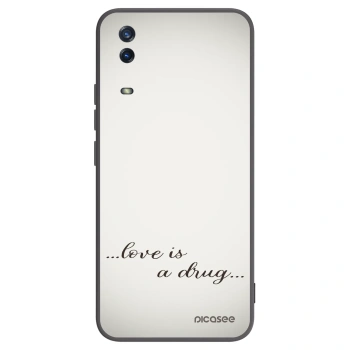 Picasee silikonový černý obal pro Vivo Y11s - Love is a drug