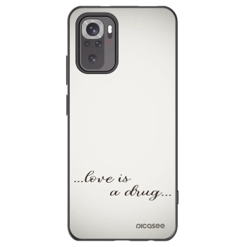 Picasee silikonový černý obal pro Xiaomi Redmi Note 11S 4G - Love is a drug