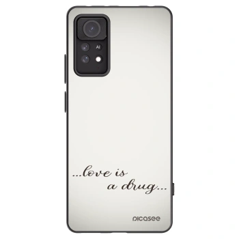Picasee silikonový černý obal pro Xiaomi Redmi Note 11 Pro 5G - Love is a drug