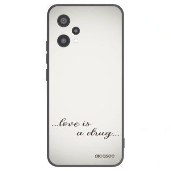 Picasee silikonový černý obal pro Realme 9 Pro 5G - Love is a drug